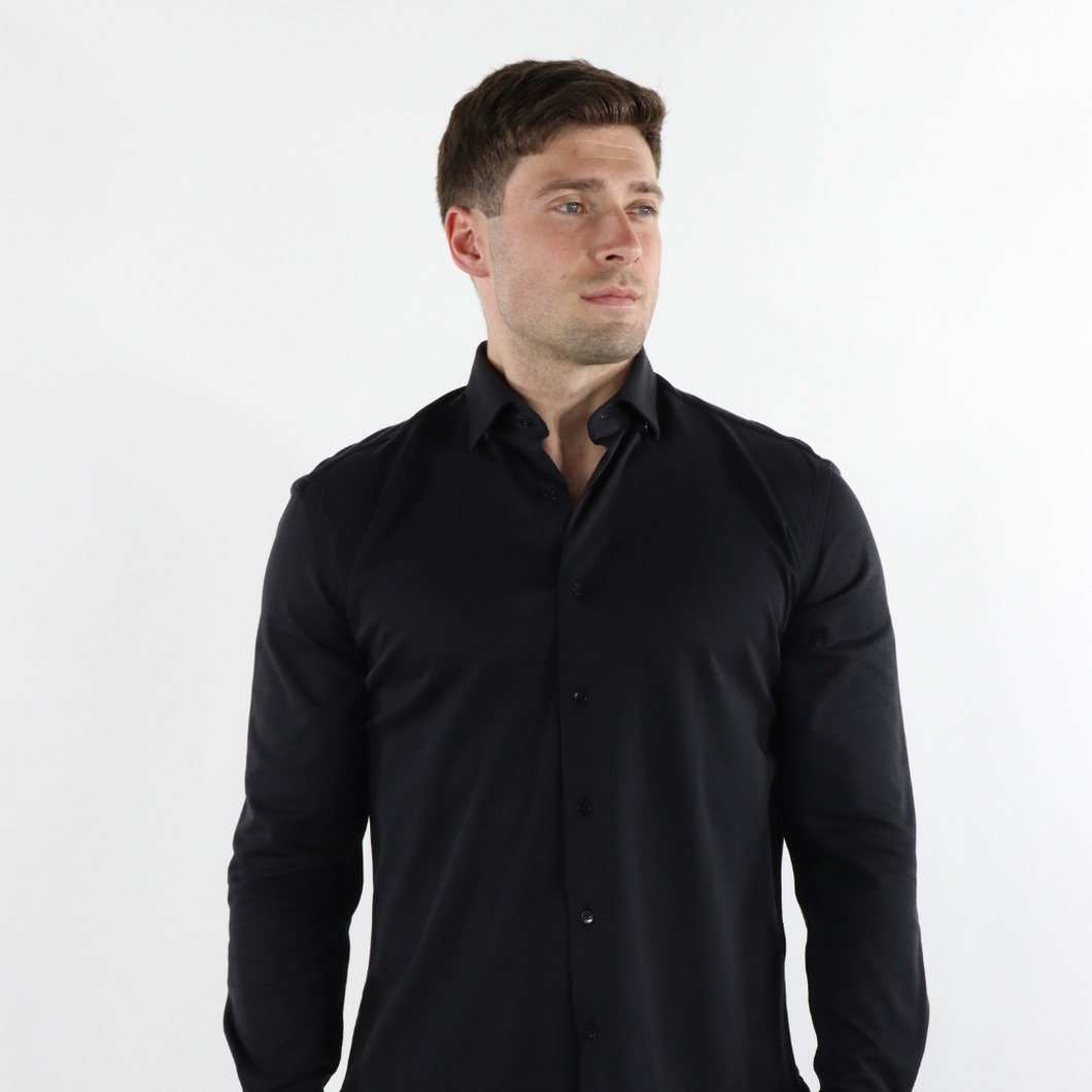 FW22 Max Colton James Shirt in Black (Big & Tall)