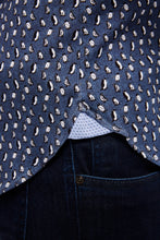 Load image into Gallery viewer, SS23 Denim Blue Penguins Shirt
