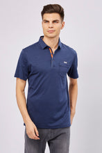 Load image into Gallery viewer, Navy Polo Knit
