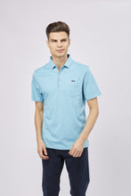 Load image into Gallery viewer, Turquoise Polo Knit

