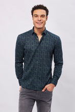 Load image into Gallery viewer, FW22 Max Colton James Shirt in Navy/Green
