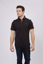 Load image into Gallery viewer, Black Polo Knit
