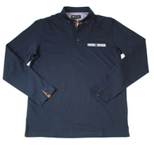 Load image into Gallery viewer, Navy Knit Polo
